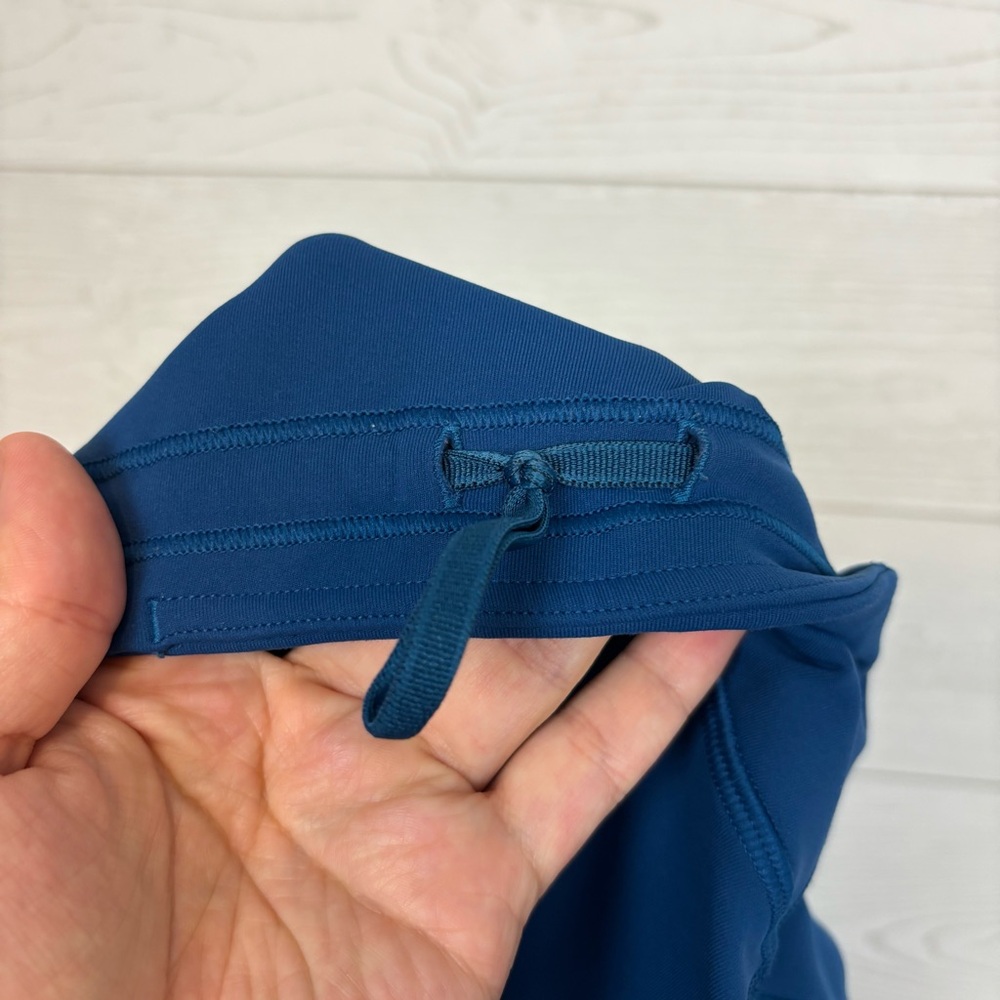 Lululemon Time To Sweat Tights Deep Marine Size 8 - Picture 10 of 11